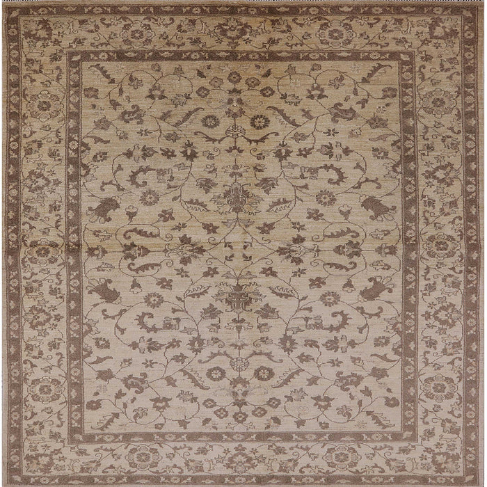 Square Machine Washable Industrial Modern Brown Rug, wshurb889