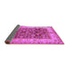 Sideview of Oriental Purple Traditional Rug, urb890pur