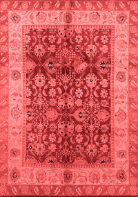 Oriental Red Traditional Rug, urb890red