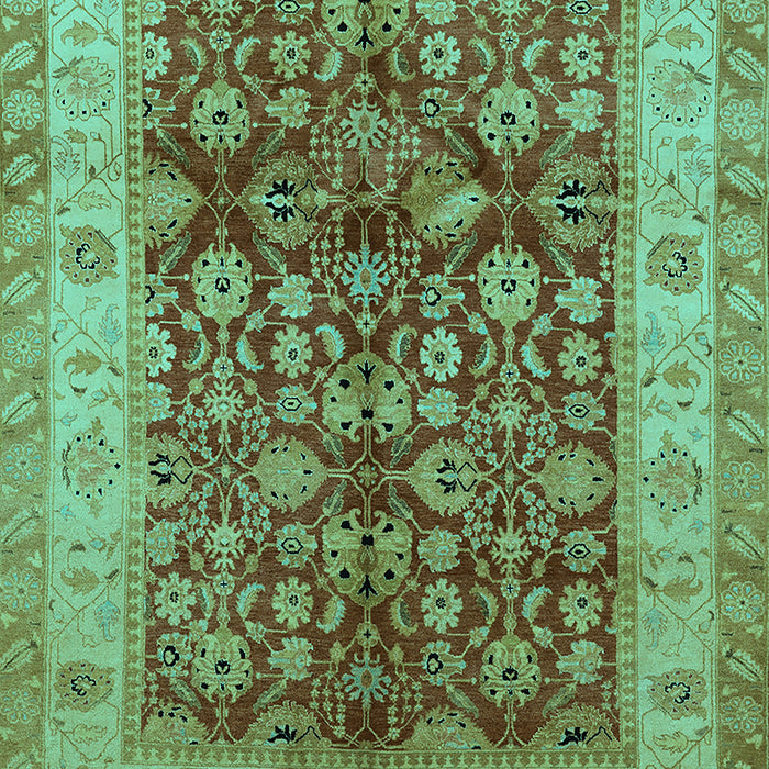 Oriental Turquoise Traditional Rug, urb890turq
