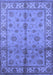 Machine Washable Oriental Blue Traditional Rug, wshurb891blu