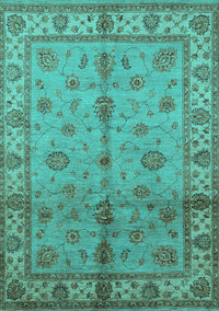 Oriental Turquoise Traditional Rug, urb891turq