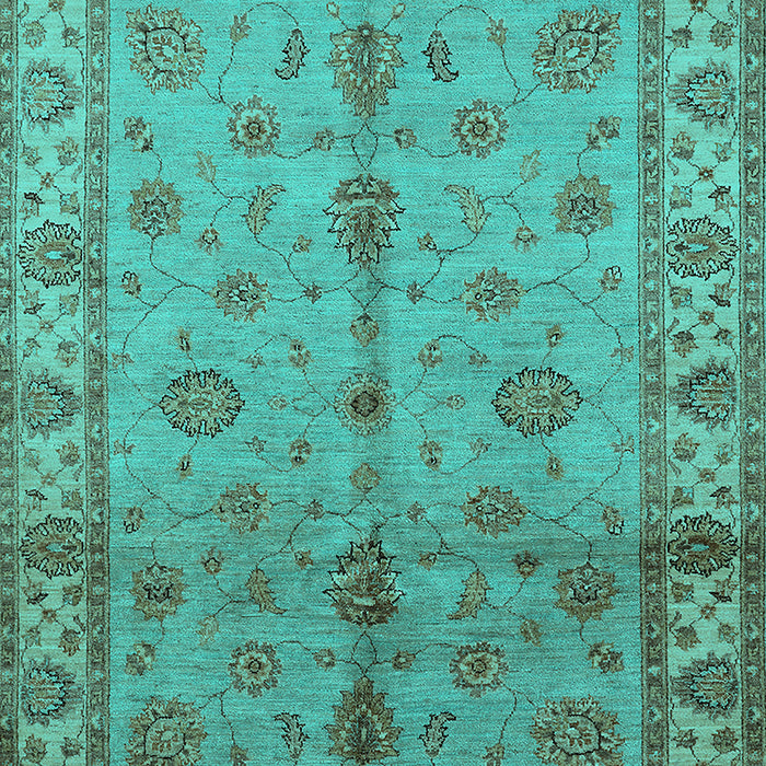 Oriental Turquoise Traditional Rug, urb891turq