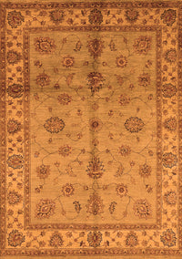 Oriental Orange Traditional Rug, urb891org