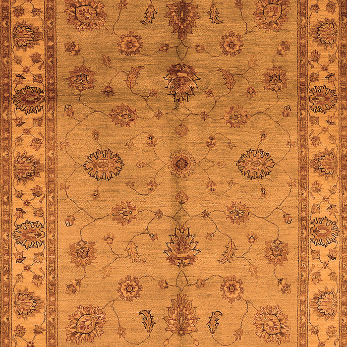 Oriental Orange Traditional Rug, urb891org