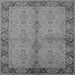 Square Oriental Gray Traditional Rug, urb892gry