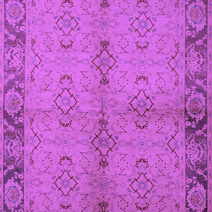 Machine Washable Oriental Purple Traditional Area Rugs, wshurb892pur