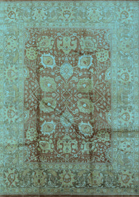 Oriental Light Blue Traditional Rug, urb893lblu