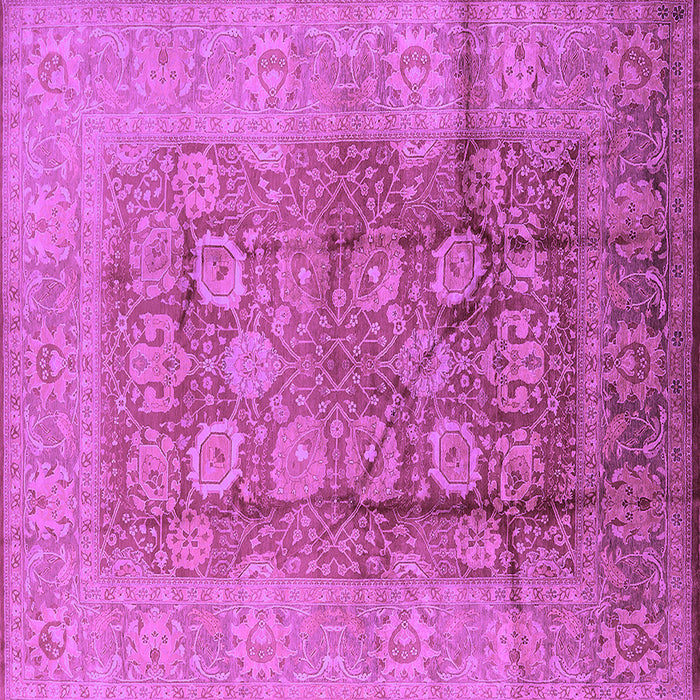 Square Oriental Purple Traditional Rug, urb893pur
