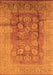 Oriental Orange Traditional Rug, urb893org