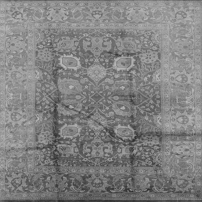 Square Oriental Gray Traditional Rug, urb893gry
