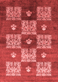 Oriental Red Industrial Rug, urb894red