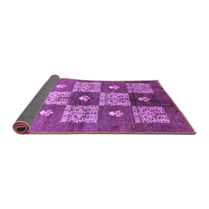 Sideview of Oriental Purple Industrial Rug, urb894pur