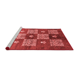 Industrial Red Washable Rugs