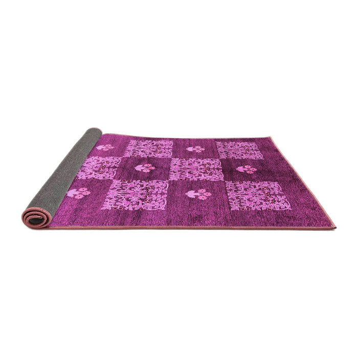 Sideview of Oriental Pink Industrial Rug, urb894pnk