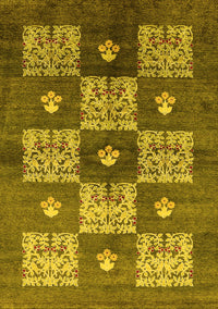 Oriental Yellow Industrial Rug, urb894yw