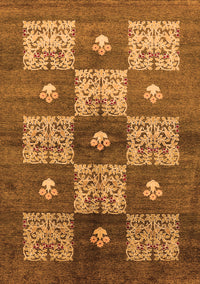 Oriental Orange Industrial Rug, urb894org