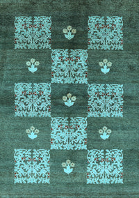 Oriental Light Blue Industrial Rug, urb894lblu