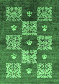 Oriental Emerald Green Industrial Rug, urb894emgrn