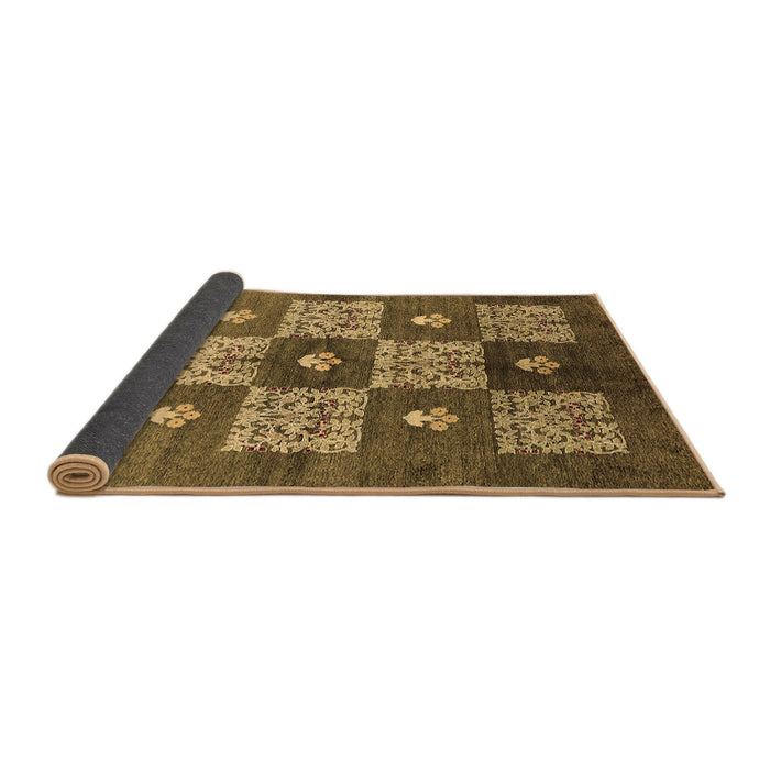 Sideview of Oriental Brown Industrial Rug, urb894brn
