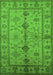 Oriental Green Traditional Rug, urb895grn