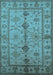 Oriental Light Blue Traditional Rug, urb895lblu