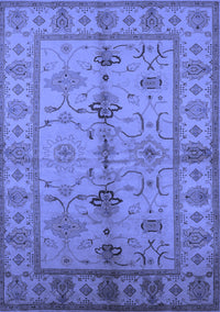 Oriental Blue Traditional Rug, urb895blu