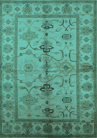 Oriental Turquoise Traditional Rug, urb895turq