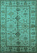 Oriental Turquoise Traditional Rug, urb895turq