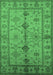 Oriental Emerald Green Traditional Rug, urb895emgrn