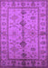 Machine Washable Oriental Purple Traditional Area Rugs, wshurb895pur