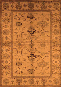 Oriental Orange Traditional Rug, urb895org