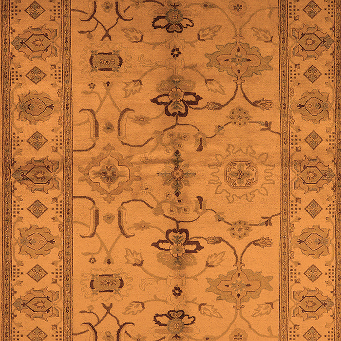 Oriental Orange Traditional Rug, urb895org