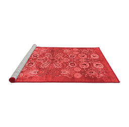 Industrial Red Washable Rugs