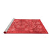 Industrial Red Washable Rugs