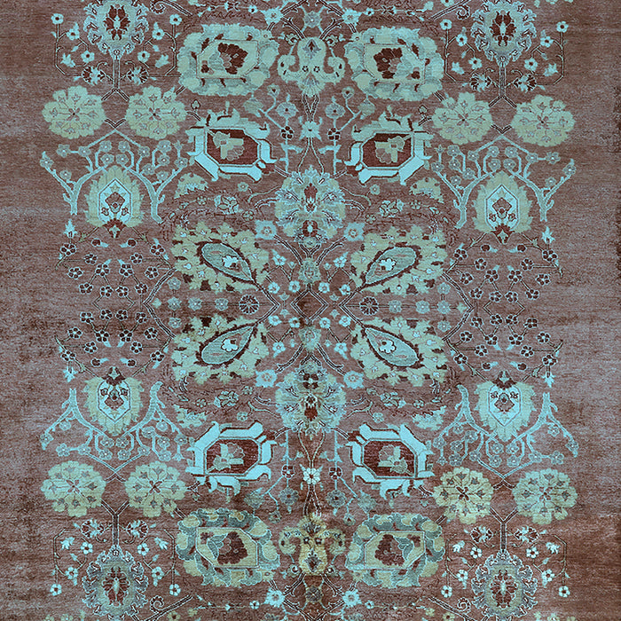 Oriental Light Blue Industrial Rug, urb896lblu