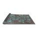 Sideview of Oriental Light Blue Industrial Rug, urb896lblu