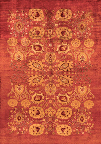 Oriental Orange Industrial Rug, urb896org