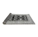 Sideview of Oriental Gray Industrial Rug, urb897gry