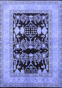 Oriental Blue Industrial Rug, urb897blu