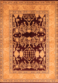 Oriental Orange Industrial Rug, urb897org