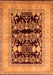 Oriental Orange Industrial Rug, urb897org