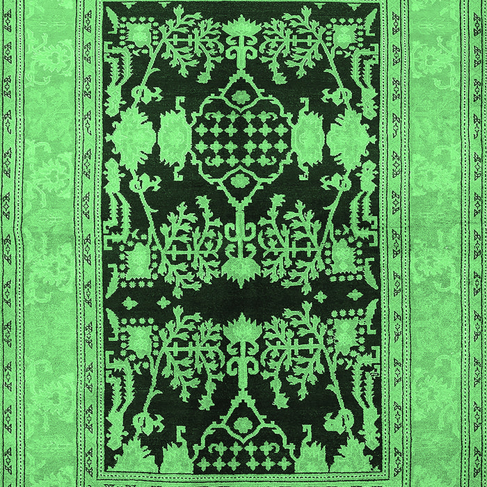 Oriental Emerald Green Industrial Rug, urb897emgrn