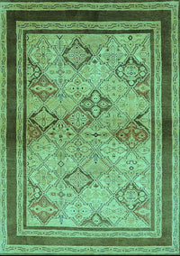 Oriental Turquoise Traditional Rug, urb898turq