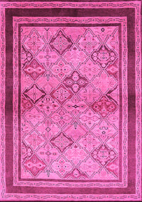 Oriental Pink Traditional Rug, urb898pnk