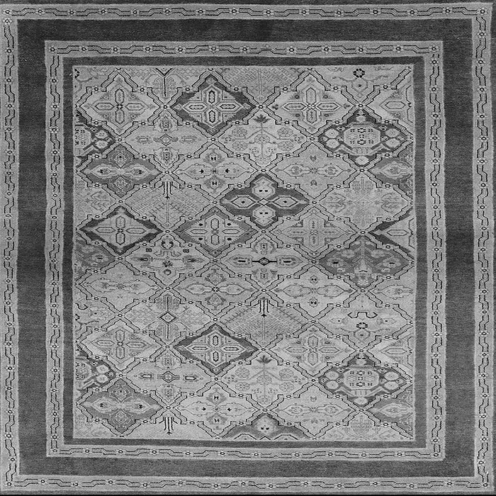 Square Oriental Gray Traditional Rug, urb898gry