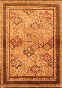 Oriental Orange Traditional Rug, urb898org