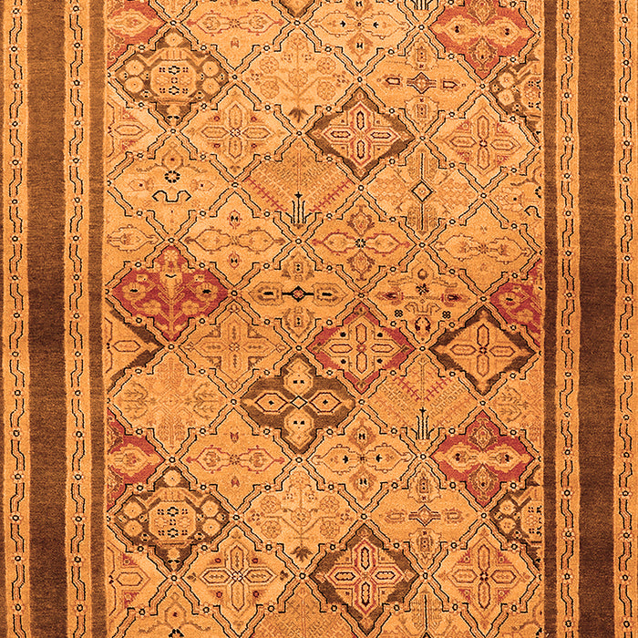 Oriental Orange Traditional Rug, urb898org