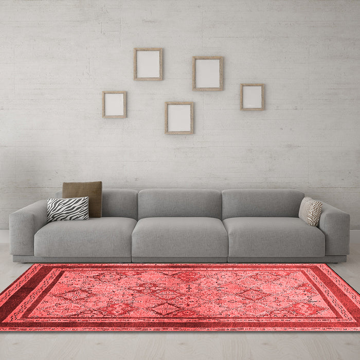 Traditional Red Washable Rugs