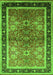 Oriental Green Traditional Rug, urb899grn